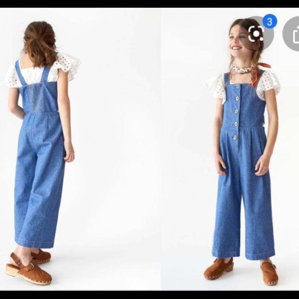 COPY - Zara Kids Jean Jumpsuit - Worn Once